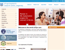 Tablet Screenshot of lfeyehospital.com